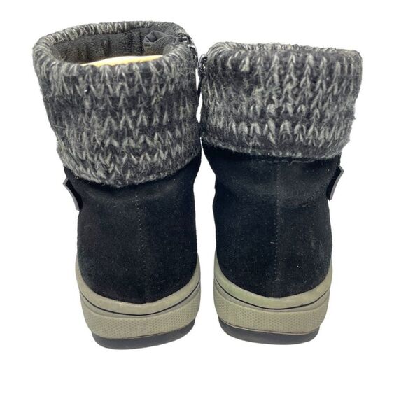 Baretraps Womens Danna Black Suede WTRPF Zip Snow Ankle Bootie Size 6.5 M - Picture 7 of 12